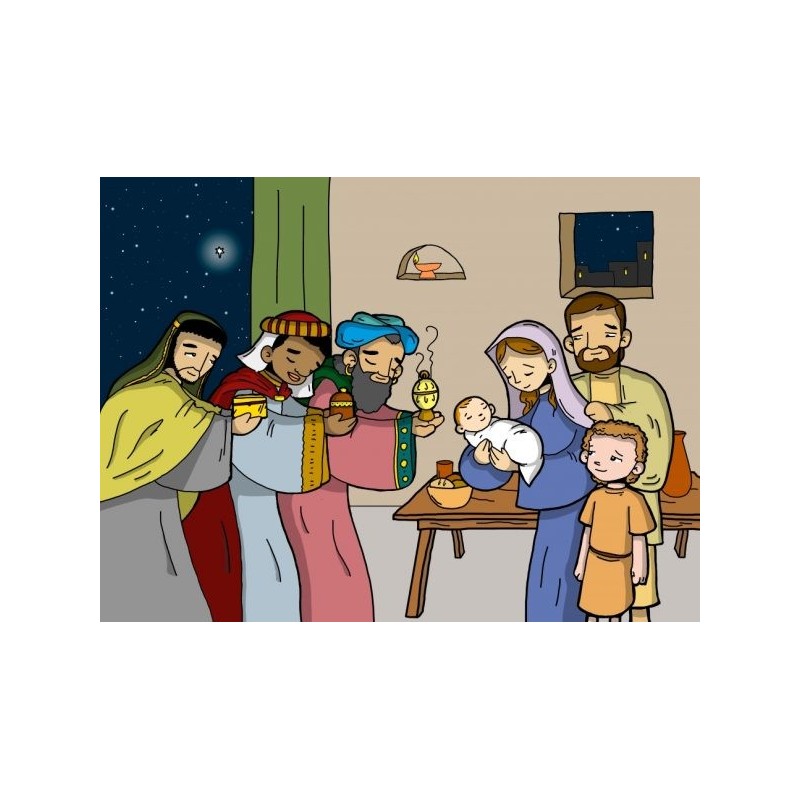 PUZLE ADORACION DE LOS REYES